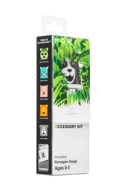 Kit accesorii pentru ochelari de soare MOKKI Click&Change, negru