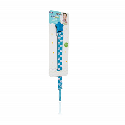 Lantisor pentru suzeta din material textil BabyJem Bear