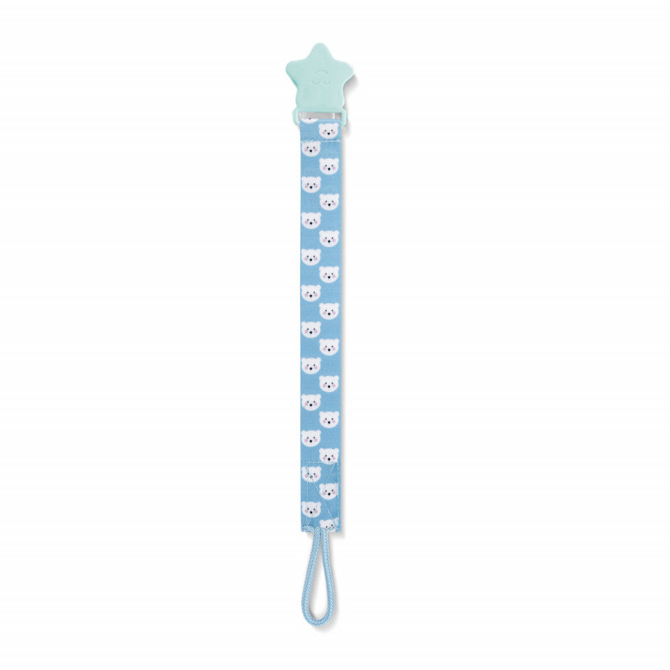 Lantisor pentru suzeta din material textil BabyJem Bear