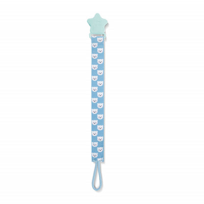 Lantisor pentru suzeta din material textil BabyJem Bear