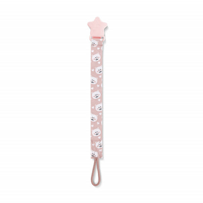 Lantisor pentru suzeta din material textil BabyJem Bear