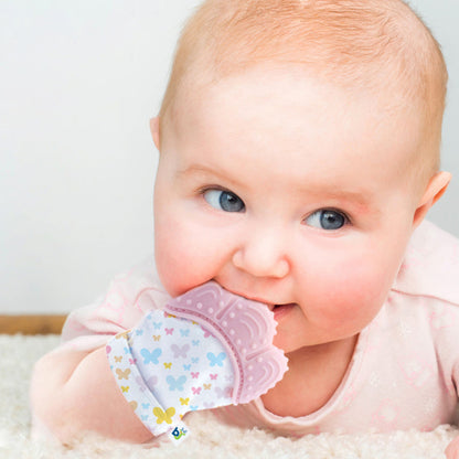 Manusa bebelusi pentru dentitie Butterfly BabyJem