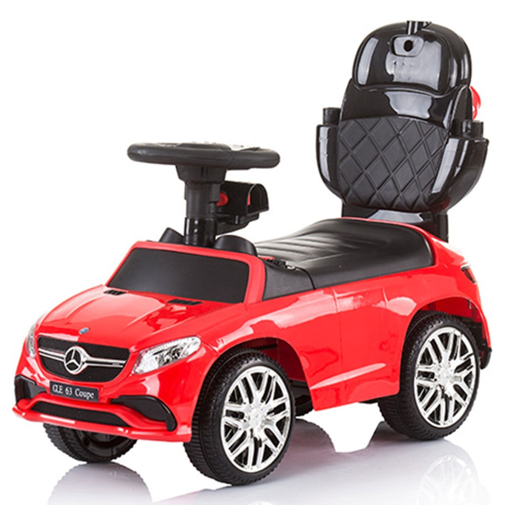 Masinuta de impins Chipolino Mercedes AMG GLE 63 Coupe red cu maner si copertina -