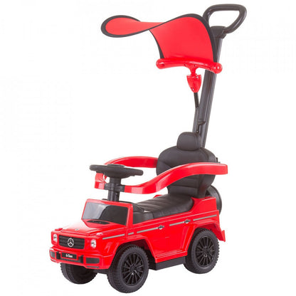 Masinuta de impins Chipolino Mercedes G350 red cu maner si copertina -