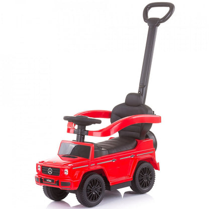 Masinuta de impins Chipolino Mercedes G350 red cu maner si copertina -