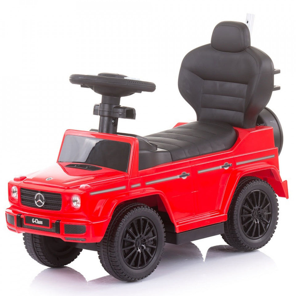 Masinuta de impins Chipolino Mercedes G350 red cu maner si copertina -