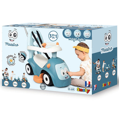Masinuta de impins Smoby Maestro blue -
