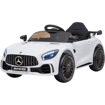 Masinuta electrica Hubner Mercedes Benz AMG white -