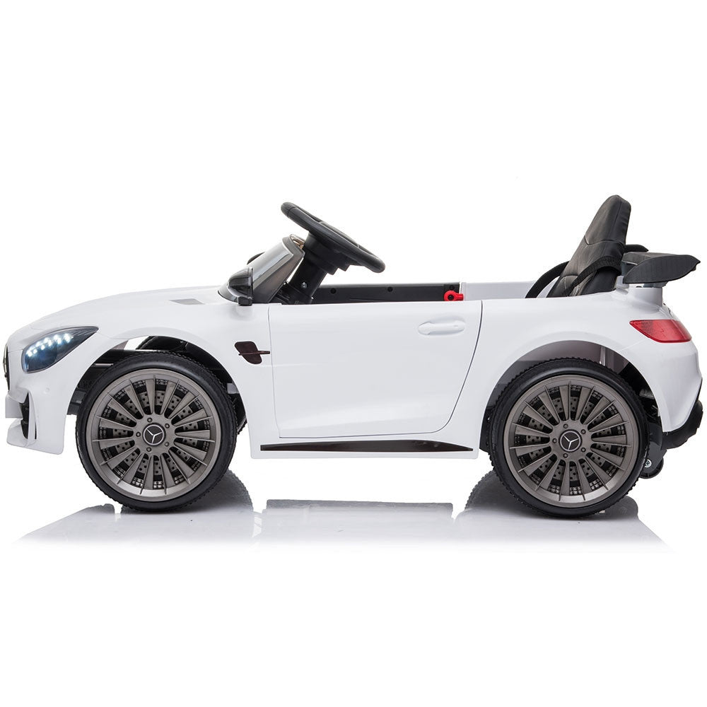 Masinuta electrica Hubner Mercedes Benz AMG white -