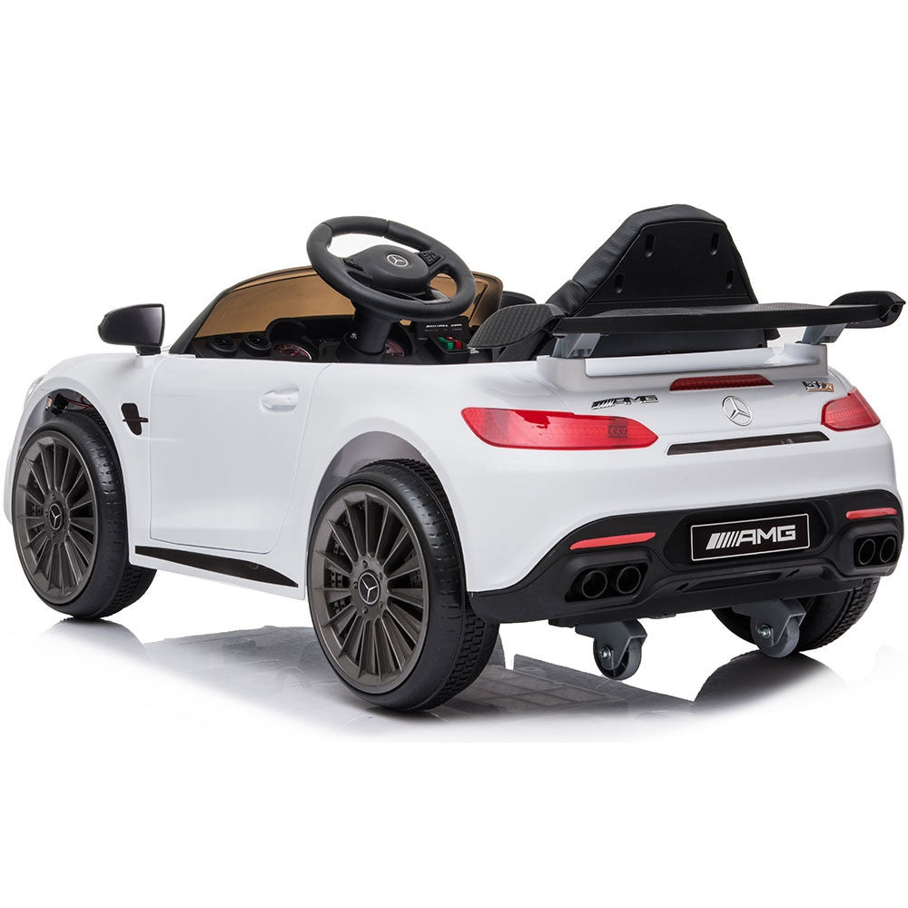 Masinuta electrica Hubner Mercedes Benz AMG white -