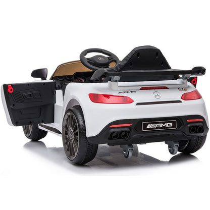 Masinuta electrica Hubner Mercedes Benz AMG white -