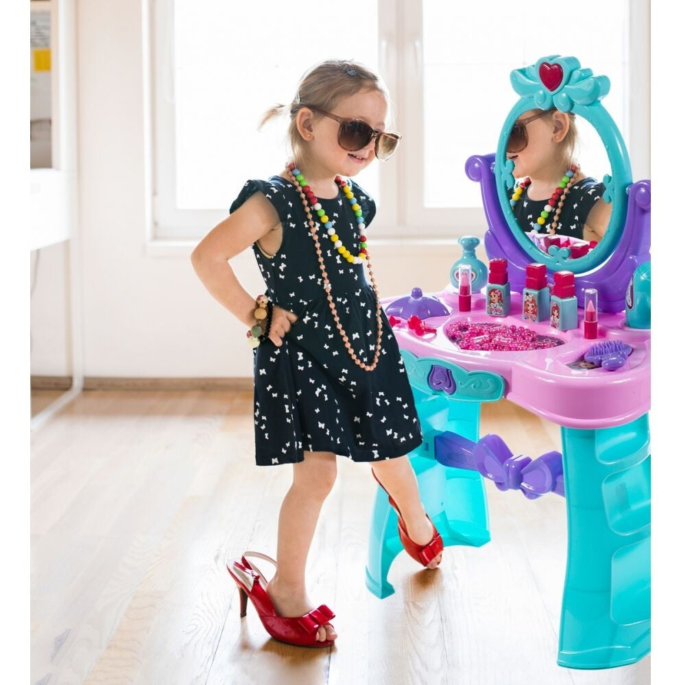 Masuta de machiat de jucarie cu accesorii, MalPlay -