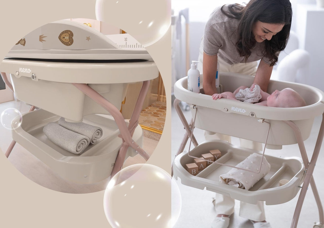 Neno Breza - Cadita 2 in 1 cu salteluta de schimb