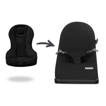 Neno Chiaro Black – șezlong pentru bebeluși