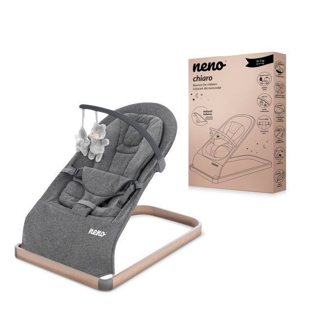 Neno Chiaro Graphite – șezlong pentru bebeluși