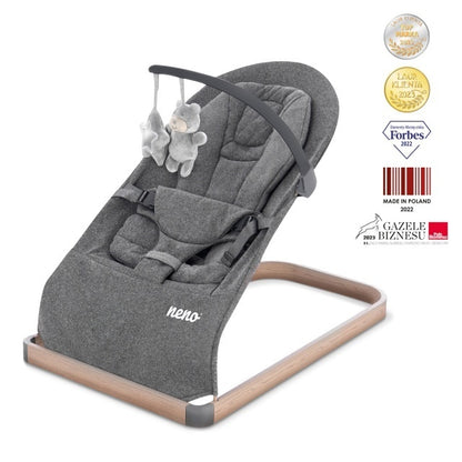 Neno Chiaro Graphite – șezlong pentru bebeluși