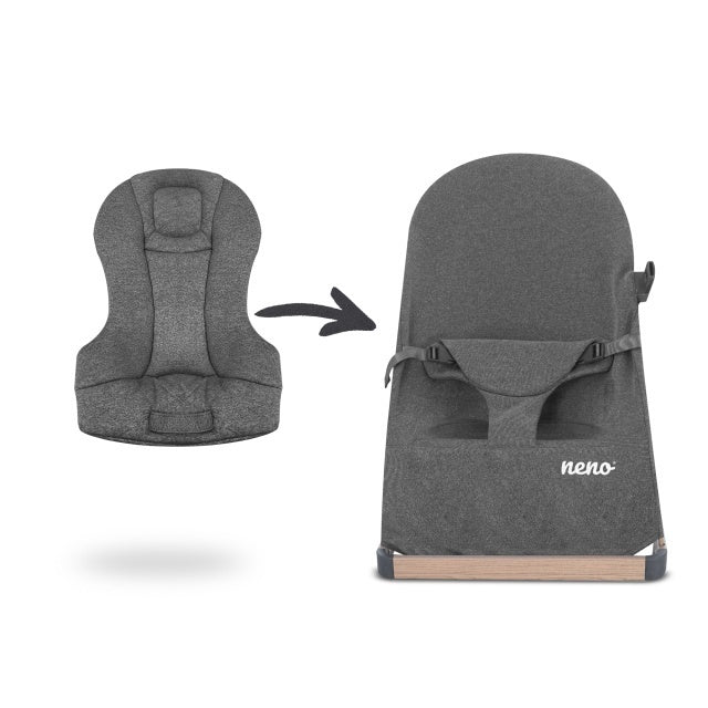 Neno Chiaro Graphite – șezlong pentru bebeluși