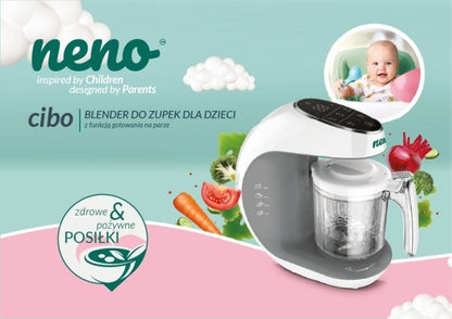 Neno Cibo – blender pentru copii cu funcție de gătire la abur