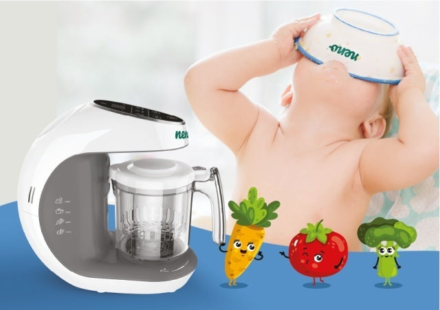 Neno Cibo – blender pentru copii cu funcție de gătire la abur