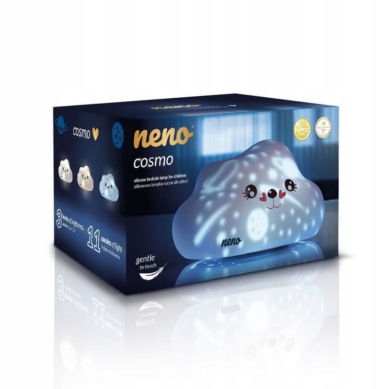 Neno Cosmo – lampă de noapte din silicon pentru copii, în formă de nor