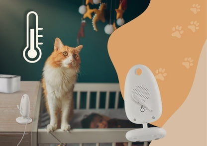 Neno Gato 2 – monitor electronic pentru bebeluși cu receptor wireless