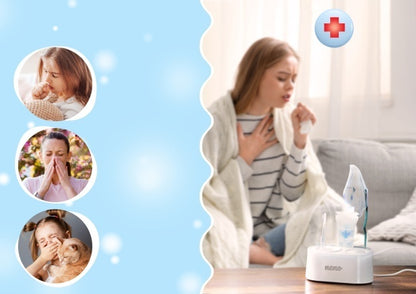 Neno Sano – nebulizator pneumatic, cu piston și compresor