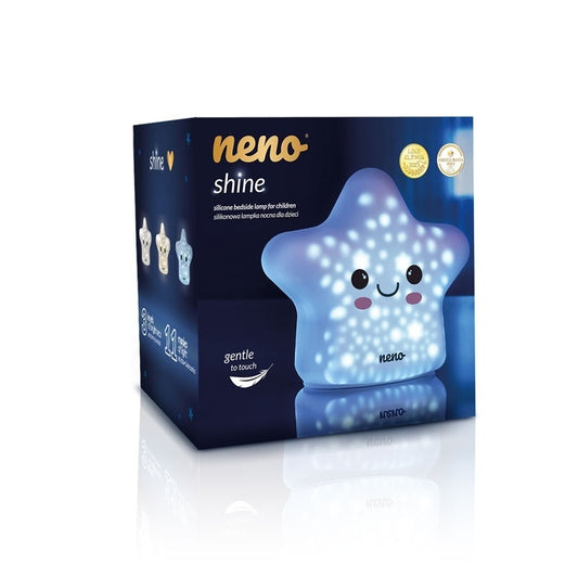 Neno Shine – lampă de noapte din silicon pentru copii, în formă de stea