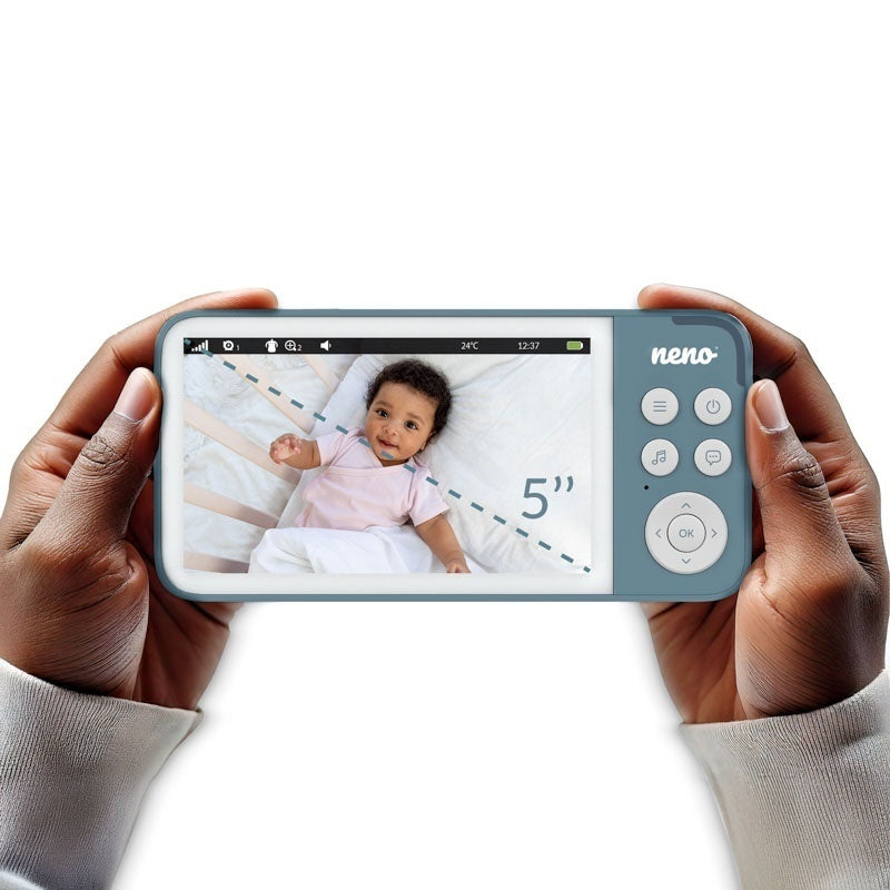 Neno Vedo Blue – Baby monitor video cu ecran mare de 5’’