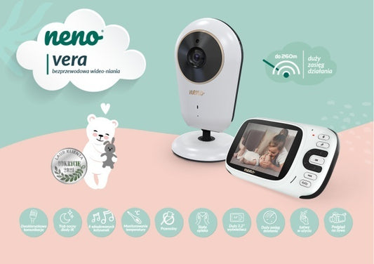 Neno Vera – baby monitor cu receptor wireless -