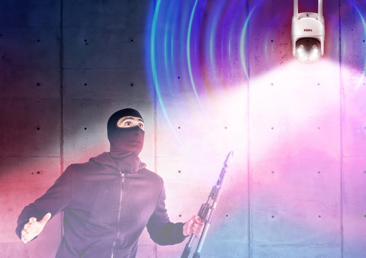 Neno Xblitz Armor 400 - Cameră de supraveghere pentru exterior AI Tracking, Night Vision