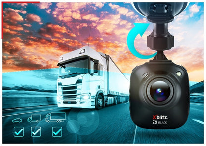 Neno Xblitz Z9 - Cameră auto 4K, unghi 140°, Carcasă Metalică, Mod Parcare, negru