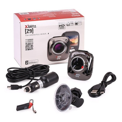 Neno Xblitz Z9 - Camera auto Full HD, 140°, Carcasă Metalică, cromat