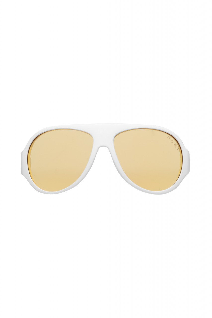 Ochelari cu protecție ecran pentru copii MOKKI Click & Change ScreenSafe, 2-5 ani, alb