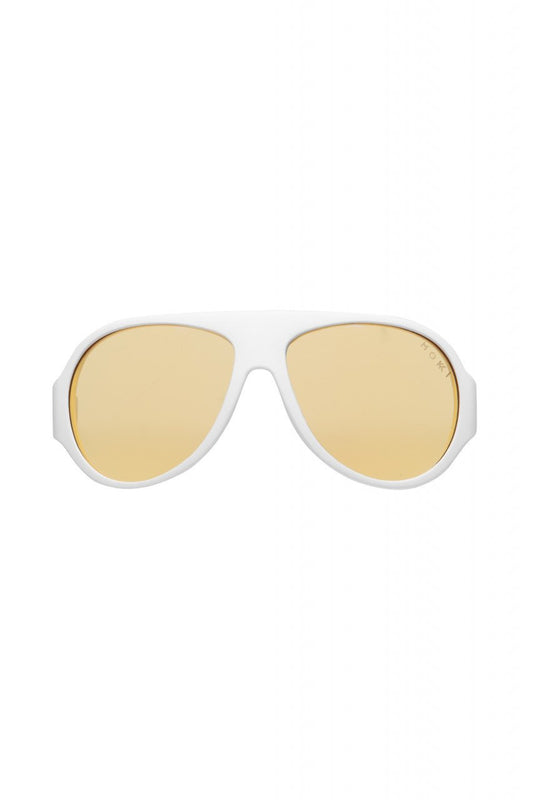 Ochelari cu protecție ecran pentru copii MOKKI Click & Change ScreenSafe, 2-5 ani, alb
