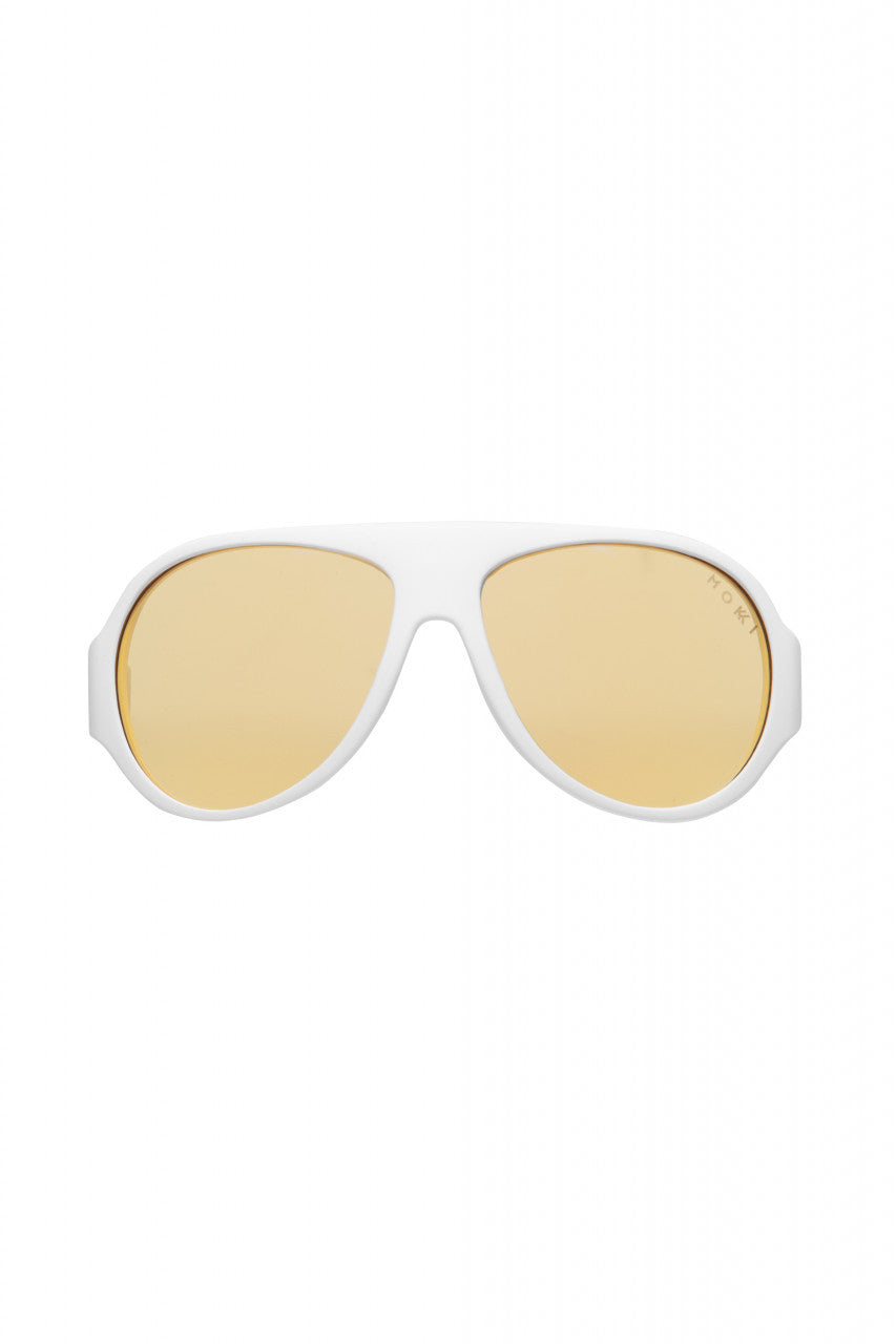 Ochelari cu protecție ecran pentru copii MOKKI Click & Change ScreenSafe, 2-5 ani, alb