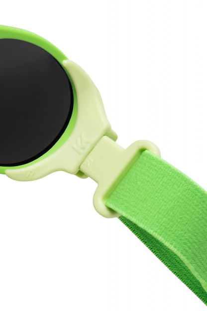 Ochelari de soare pentru copii MOKKI Click & Change, protectie UV, verde, 0-2 ani, set 2 perechi