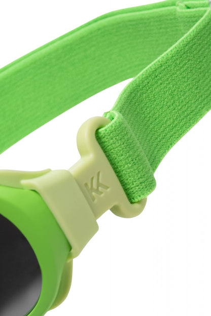 Ochelari de soare pentru copii MOKKI Click & Change, protectie UV, verde, 0-2 ani, set 2 perechi