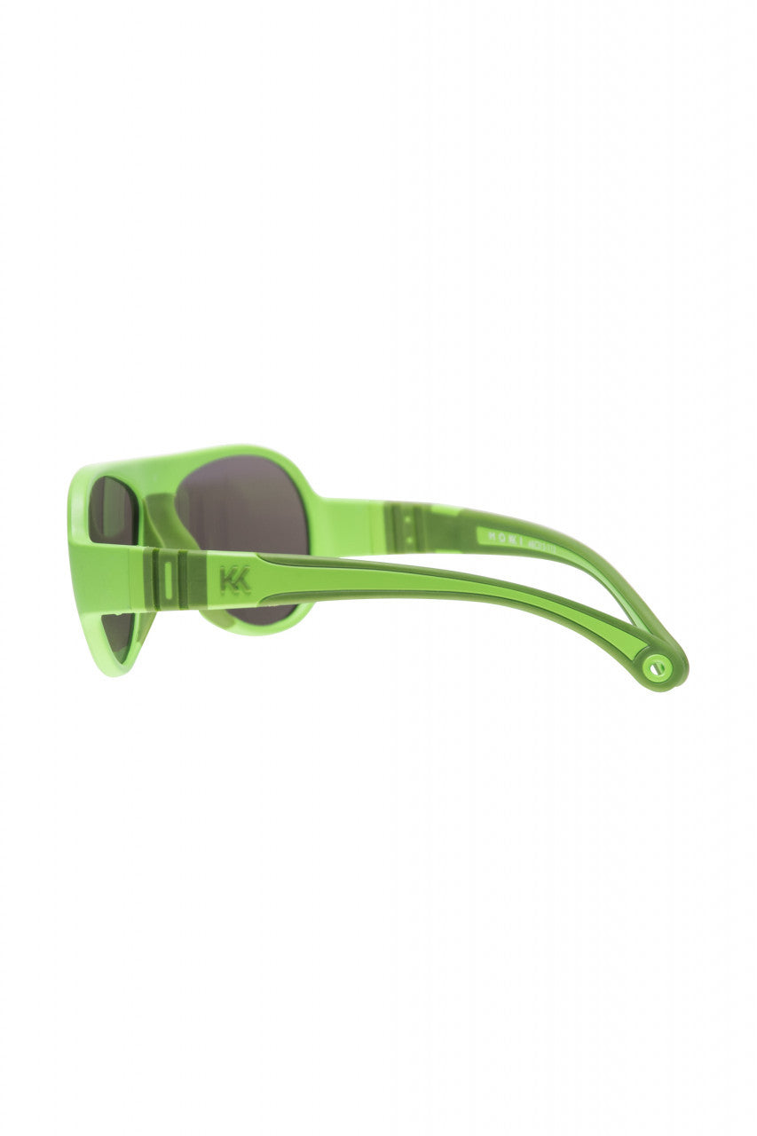 Ochelari de soare pentru copii MOKKI Click & Change, protectie UV, verde, 2-5 ani, set 2 perechi