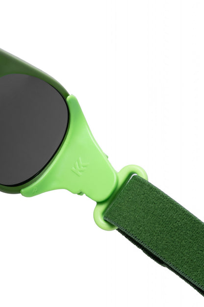Ochelari de soare pentru copii MOKKI Click & Change, protectie UV, verde, 2-5 ani, set 2 perechi