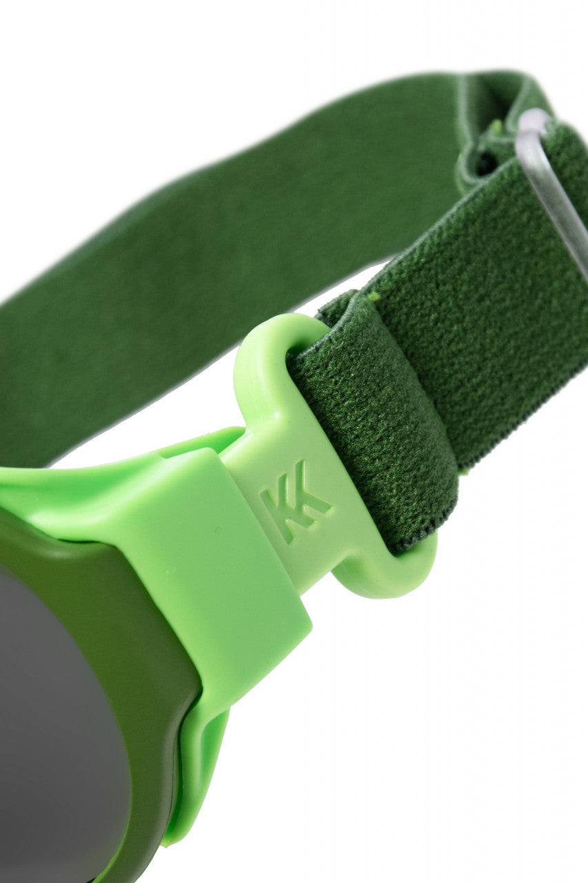 Ochelari de soare pentru copii MOKKI Click & Change, protectie UV, verde, 2-5 ani, set 2 perechi