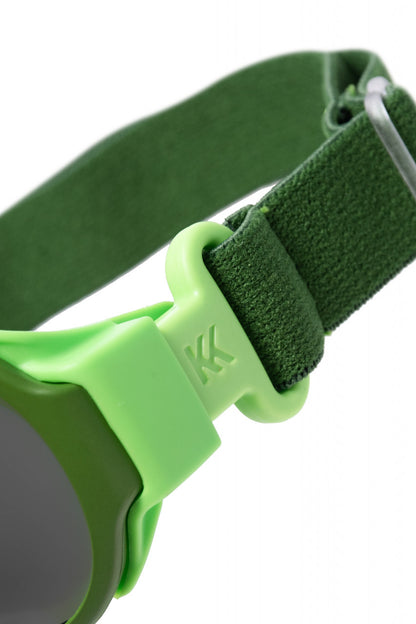 Ochelari de soare pentru copii MOKKI Click & Change, protectie UV, verde, 2-5 ani, set 2 perechi