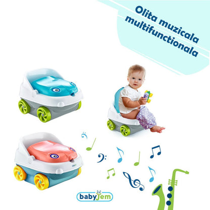 Olita muzicala multifunctionala BabyJem Masinuta