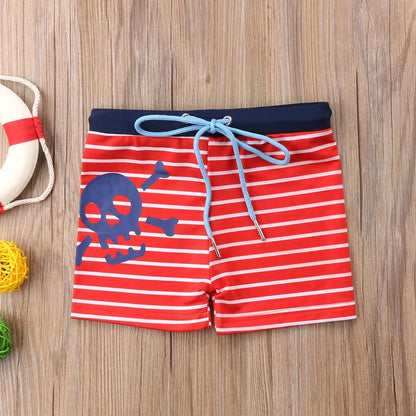 Pantalon de baie baietel Marinar Rosu -