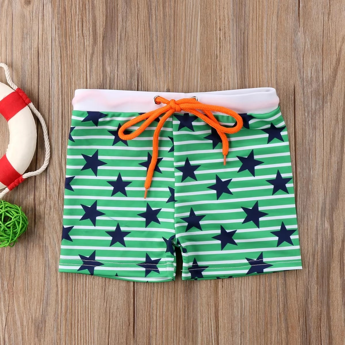Pantalon de baie baietel Marinar Verde -