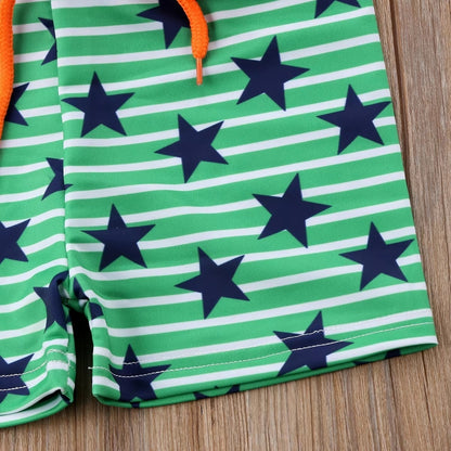 Pantalon de baie baietel Marinar Verde -