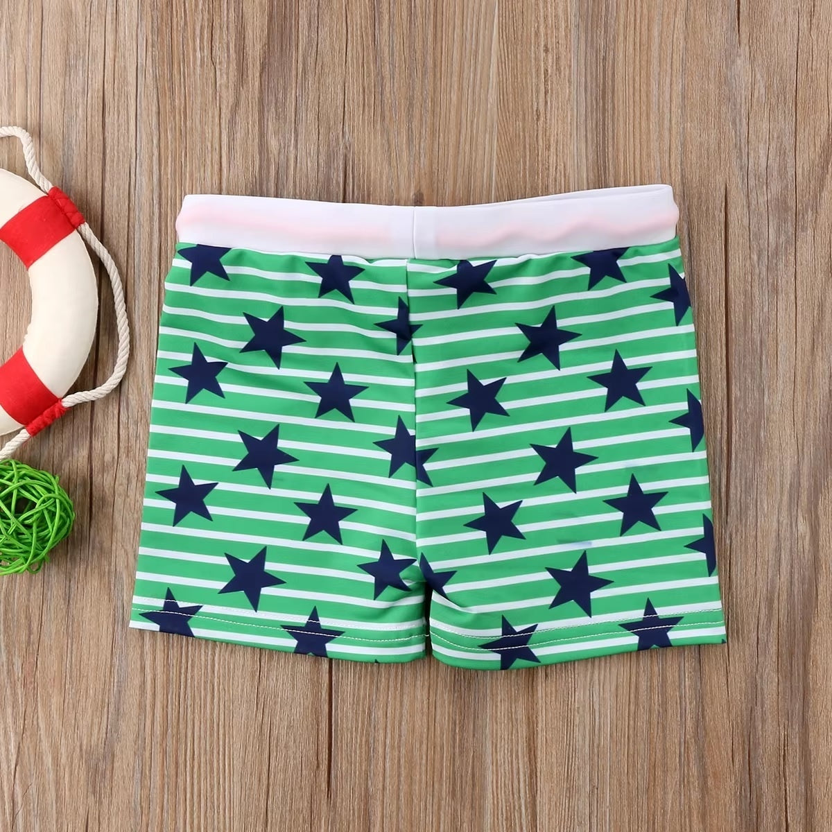 Pantalon de baie baietel Marinar Verde -