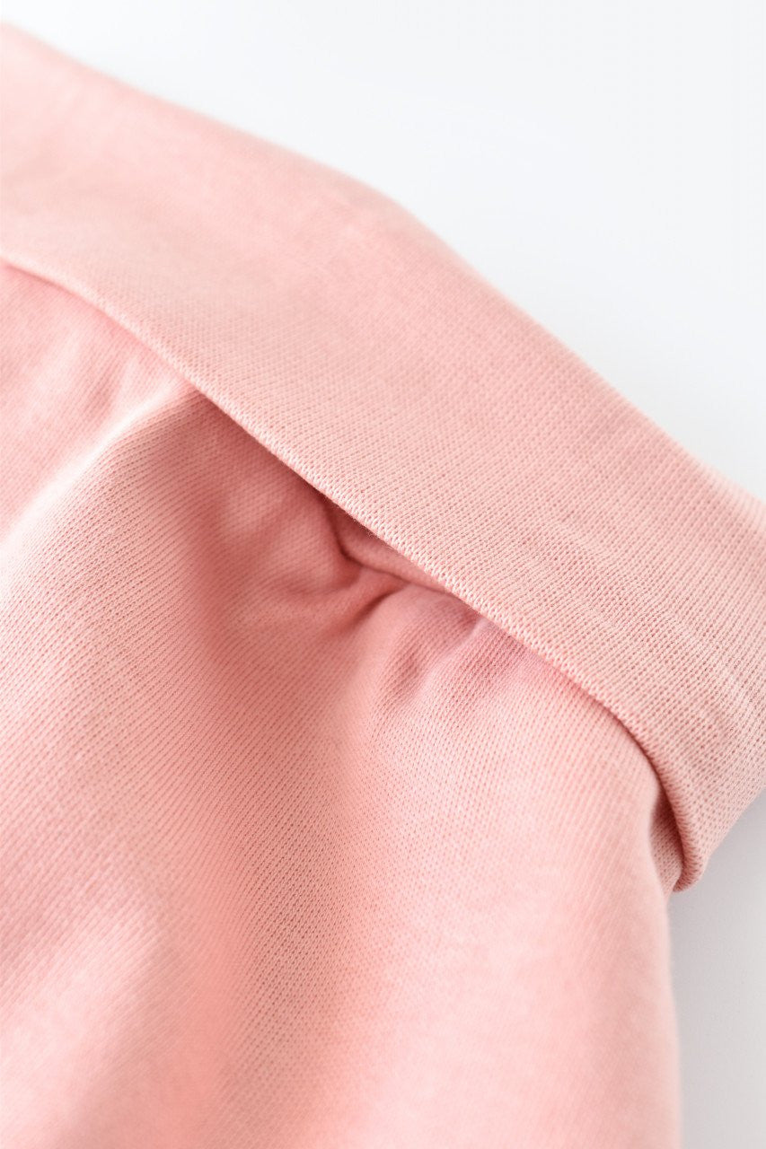 Pantaloni Bebe Unisex din bumbac organic Roz pudra BabyCosy