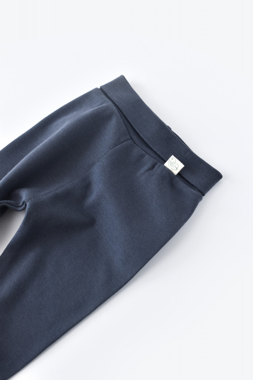 Pantaloni cu Botosei - Bumbac organic Bleumarin BabyCosy