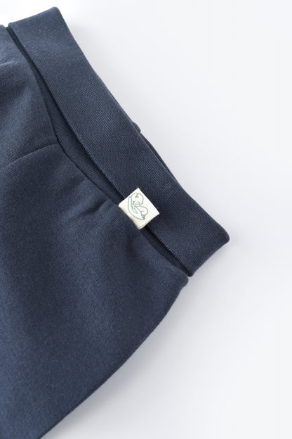 Pantaloni cu Botosei - Bumbac organic Bleumarin BabyCosy
