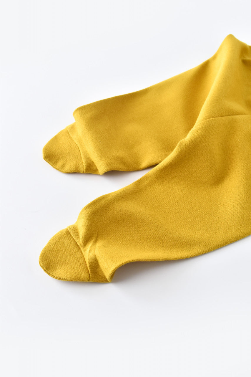 Pantaloni cu Botosei - Bumbac organic Galben BabyCosy